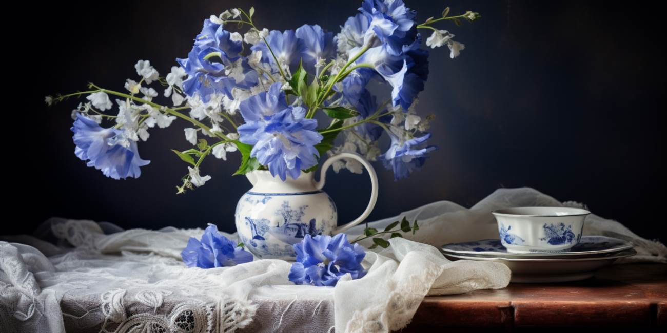Niebieskie kwiaty: uroda wiosennego krajobrazu